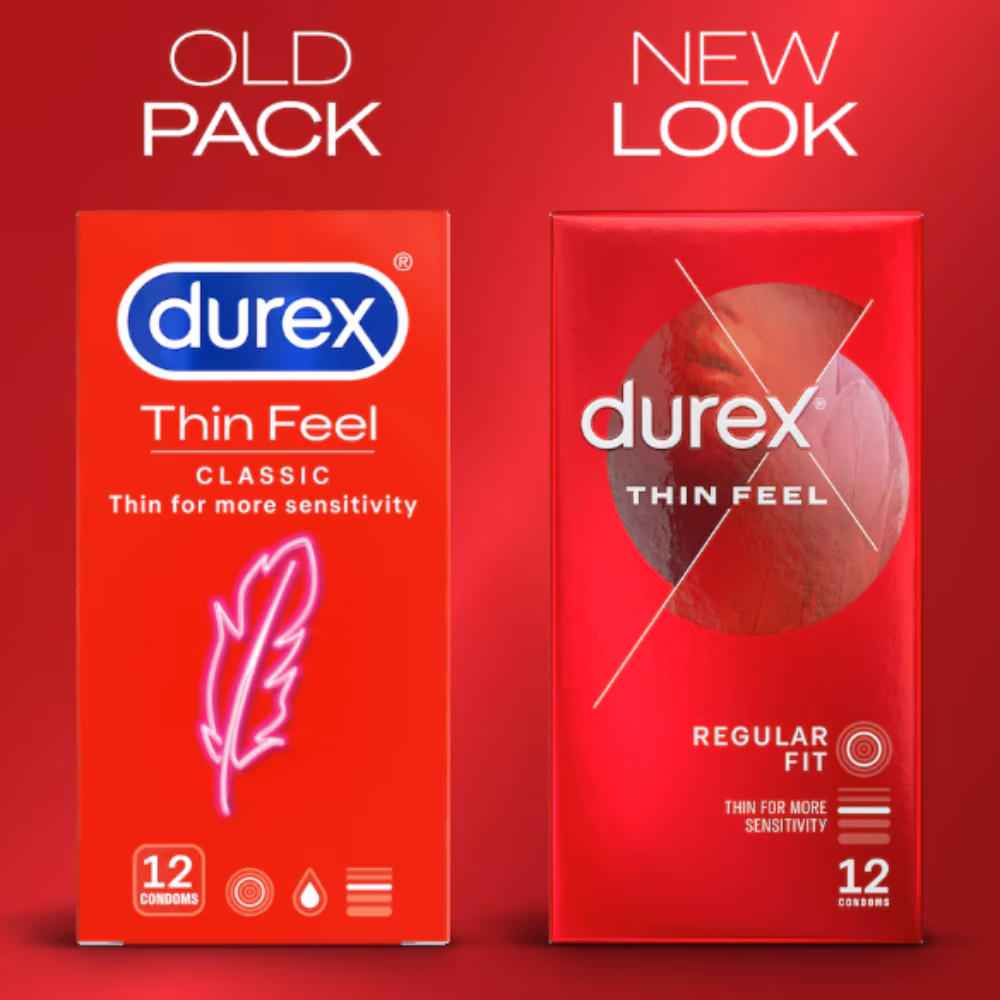 Durex Thin Feel Condom Regular Fit 12s 3