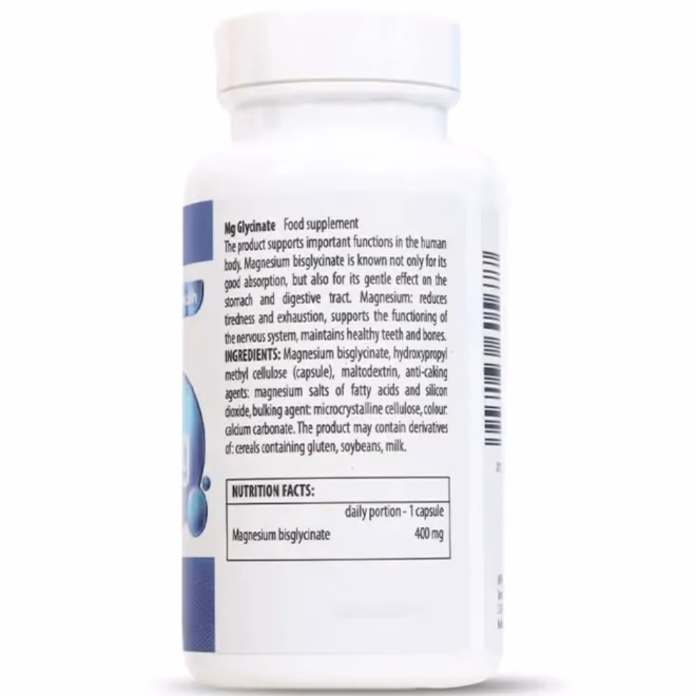 White Health Magnesium Glycinate 400mg 60 Capsules  2