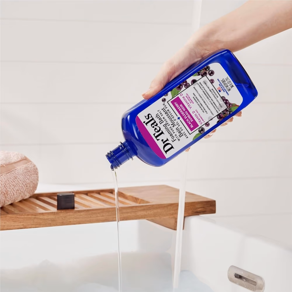 Dr Teal's Black Elderberry Foaming Bath 1000ml 5