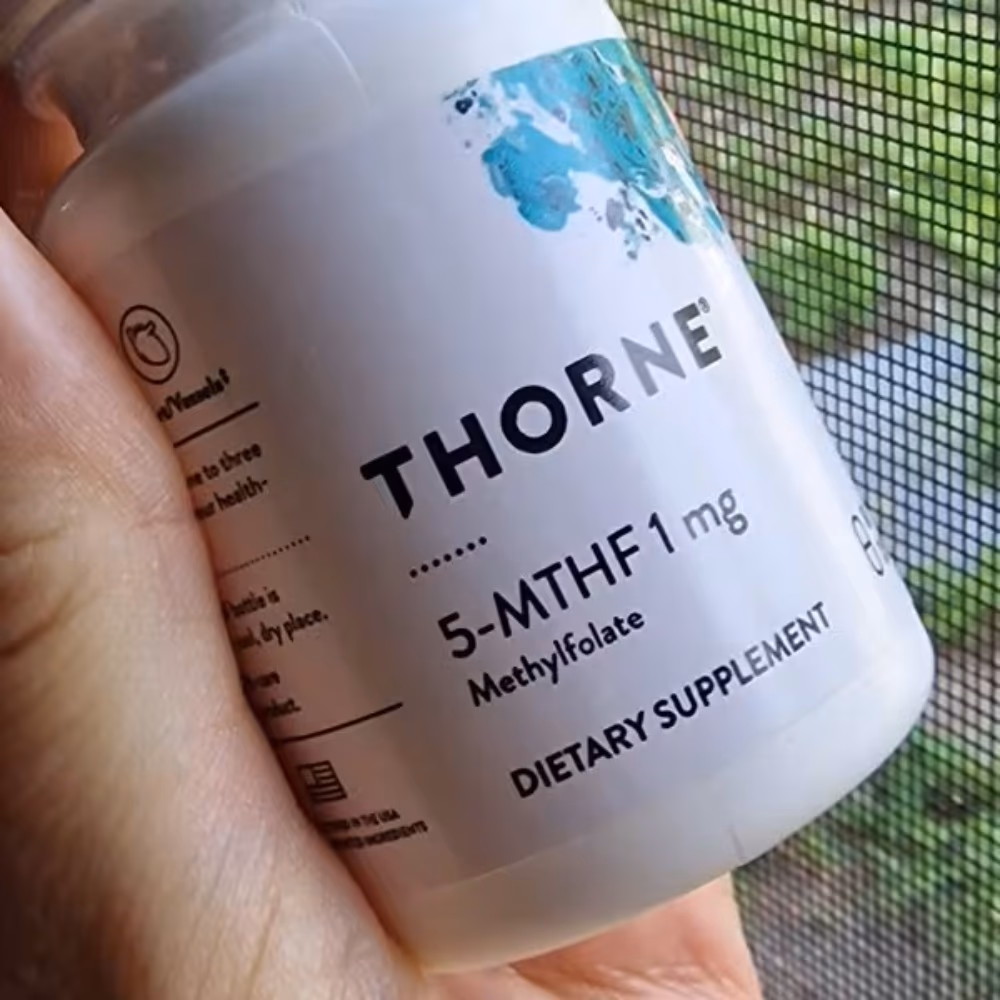 Thorne 5-MTHF 1mg - Methylfolate 60 Capsules 4