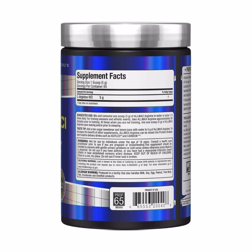 Allmax Arginine HCI Powder 400Gm 2