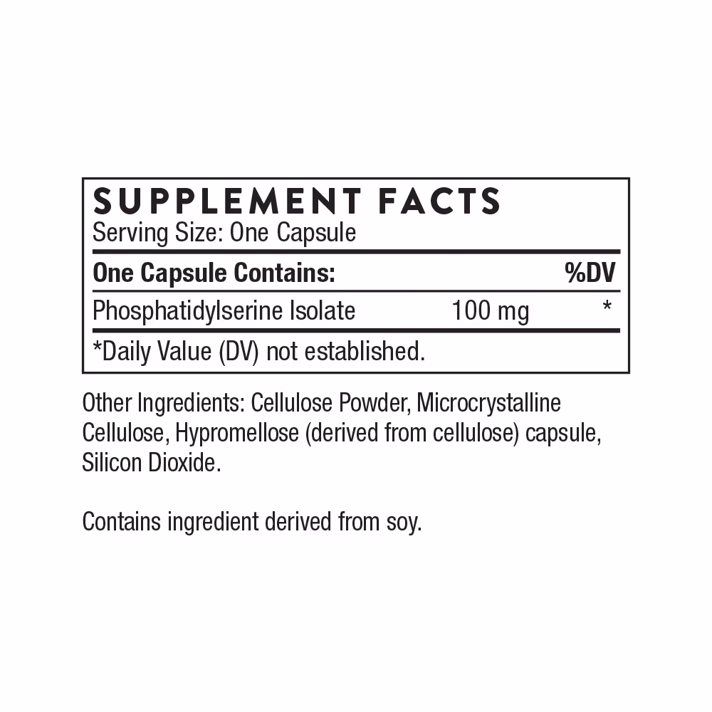 Thorne Phosphatidylserine – 60 Capsules 2