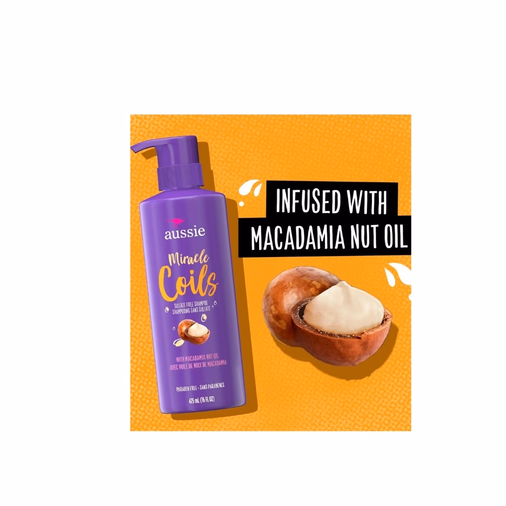 Aussie Miracle Coils Cocoa & Macadamia Conditioner 473ml. 2