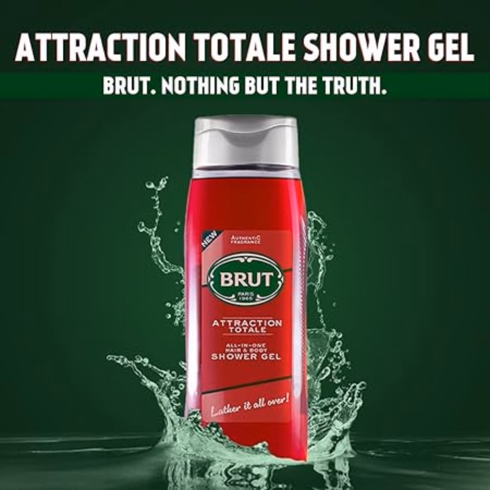 Brut Shower Gel Attract Totale 500ml 2