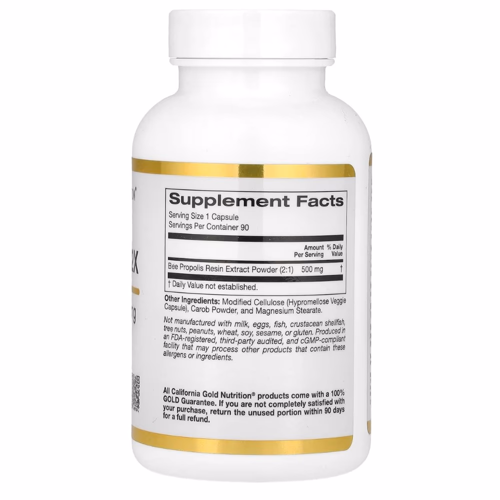 California Gold Bee Propolis 2X Cap 90s 2