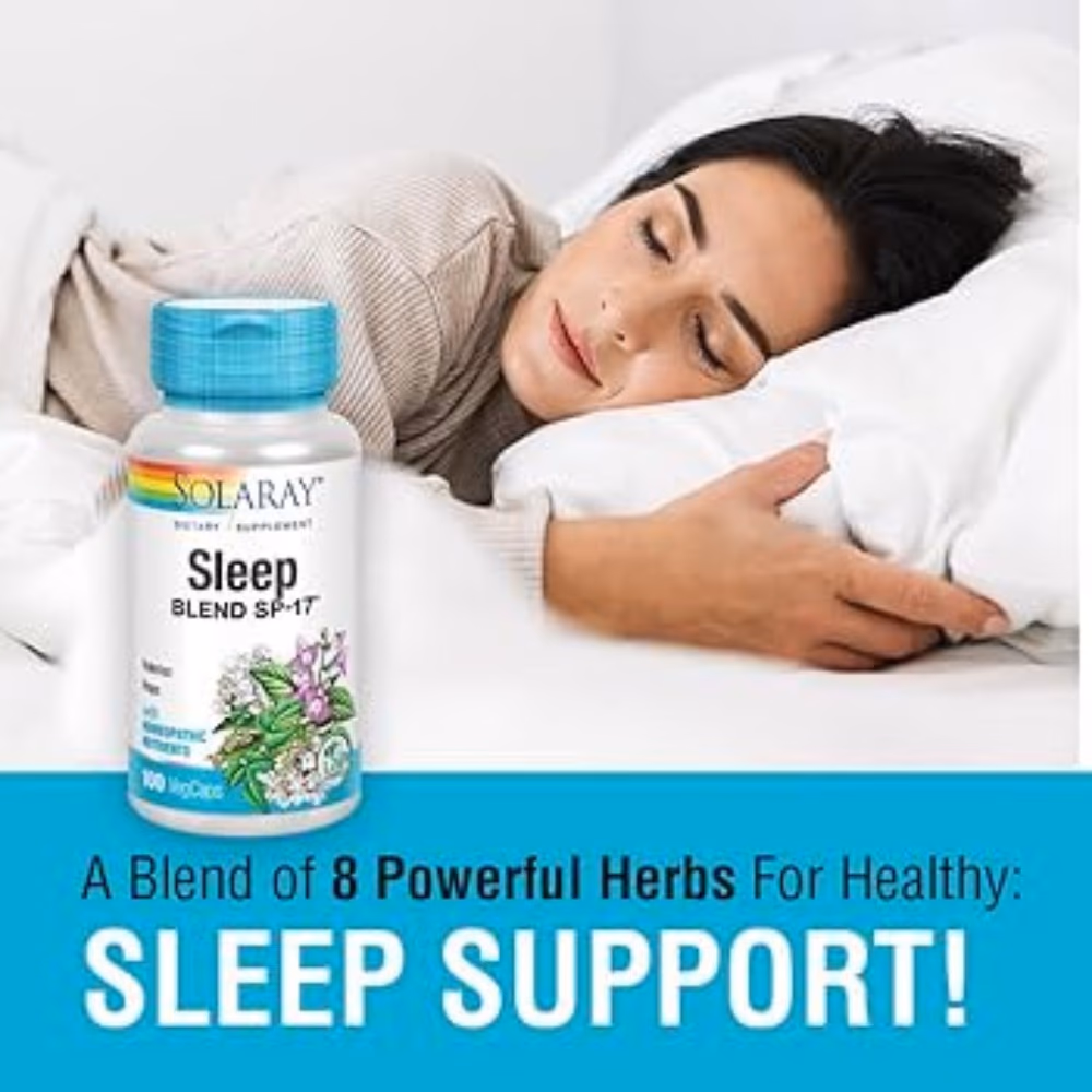 Solaray Sleep Blend - 100 Veg Caps 2