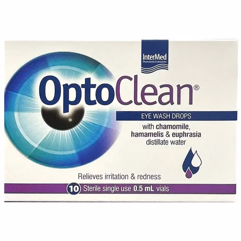 Optoclean Eye Wash Drops 0.5ml Vials 2