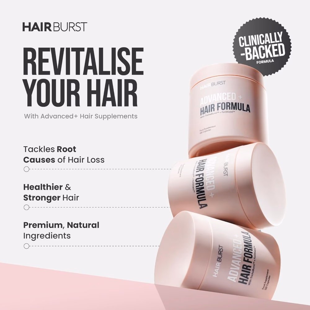 Hairburst Advanced+ Hair Formula 120 Capsules – Hair Supplement 2