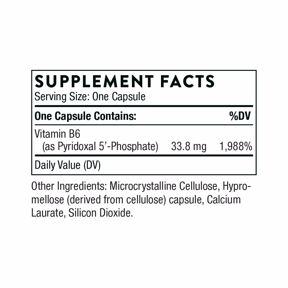 Thorne Pyridoxal 5-Phosphate – 180 Capsules 2