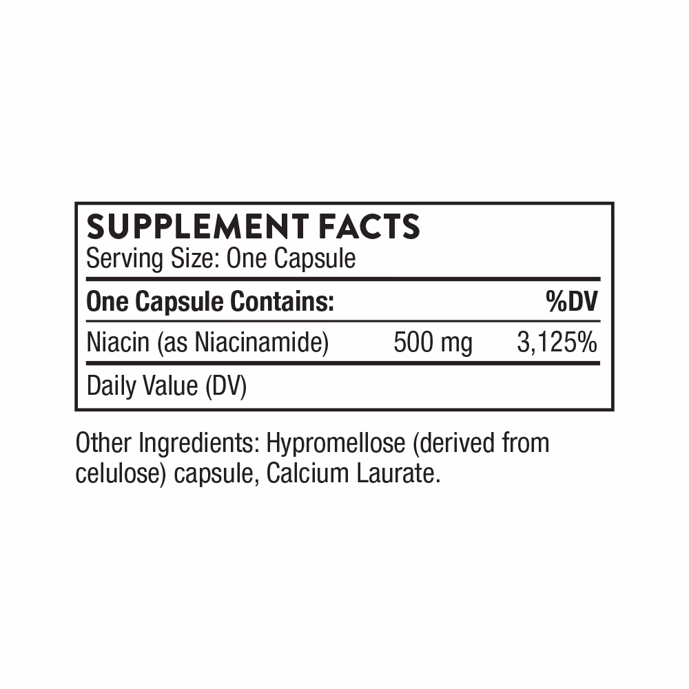 Thorne Niacinamide – 180 Capsules 5