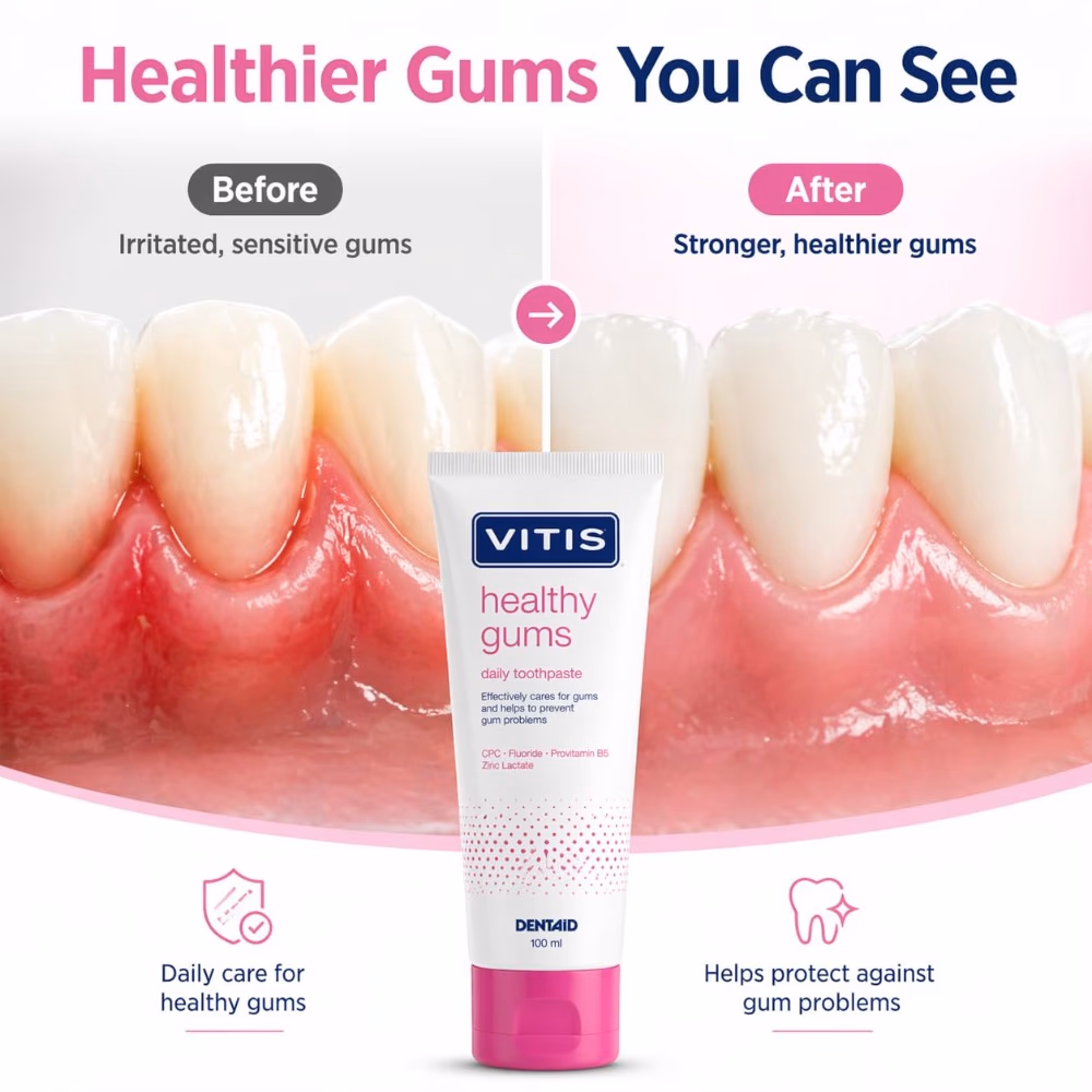 Vitis Healthy Gums Toothpaste 100ml 4