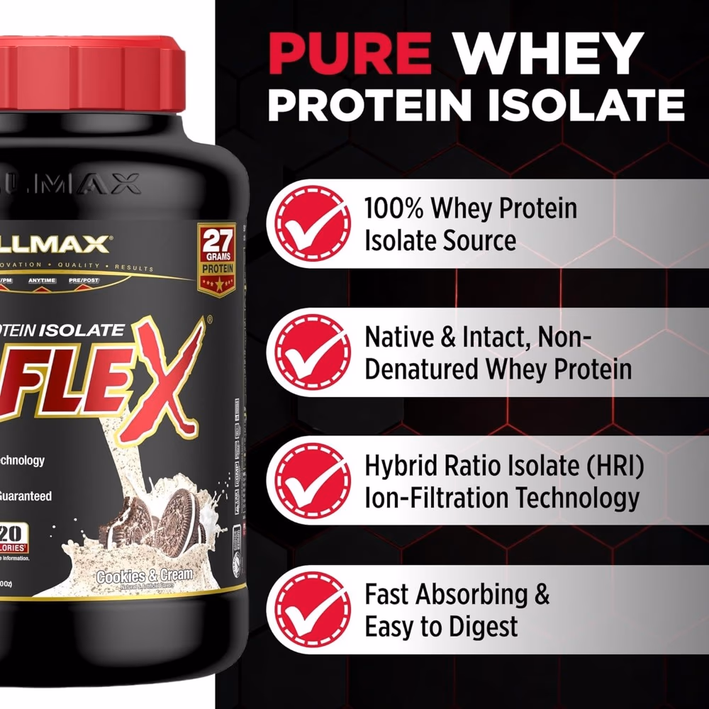 Allmax Isoflex Whey Cookies And Cream 5Lb 3