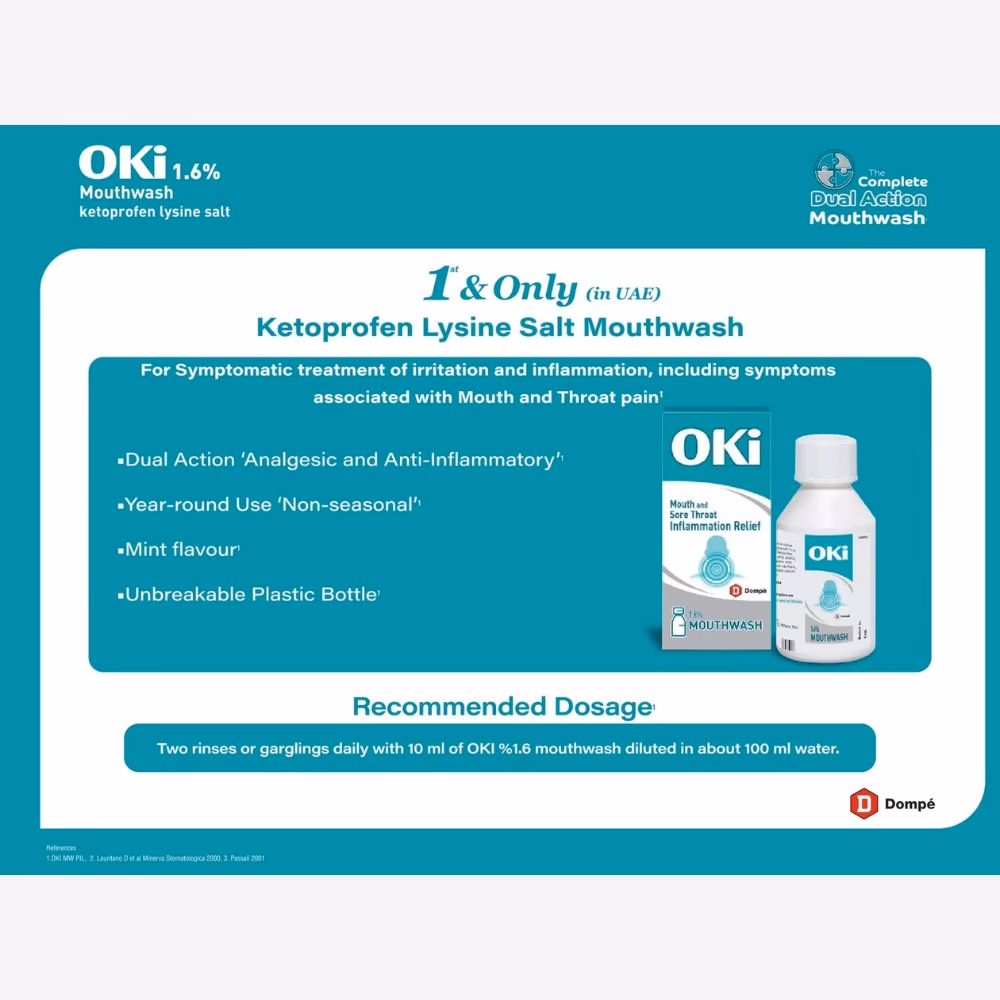OKI 1.6% Mouthwash 150ml 3