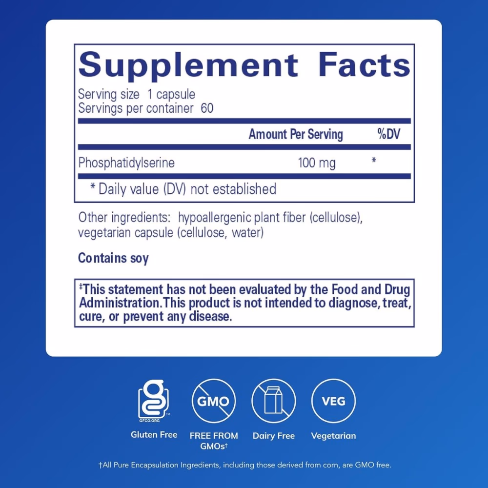 Pure Encapsulations PS100 -60 Capsules 2