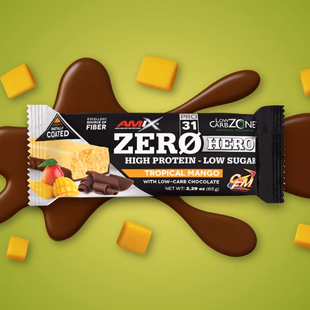 Amix Zero Hero Bar Tropical Mango 65g 2