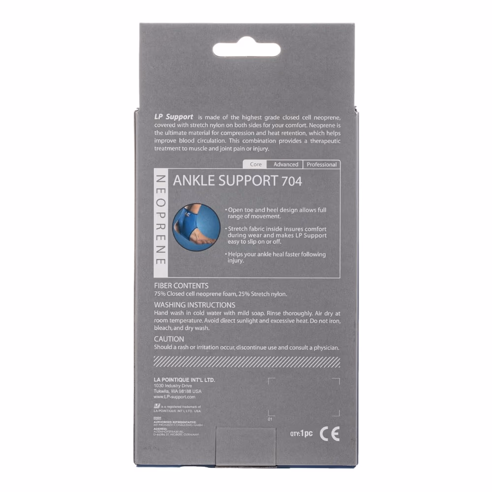 LP 704 Ankle Support Small | Secure Fit & Pain Relief for Ankle Injuries & Active Motion 2