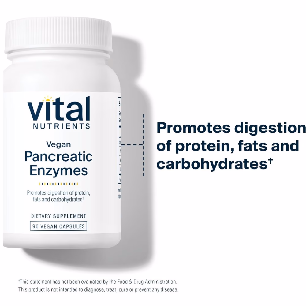 Vital Nutrients Pancreatic Enzymes-90 Capsules 2