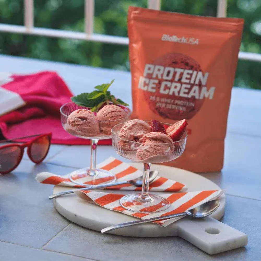 Biotech Protein Ice Cream Strawberry 500g 2