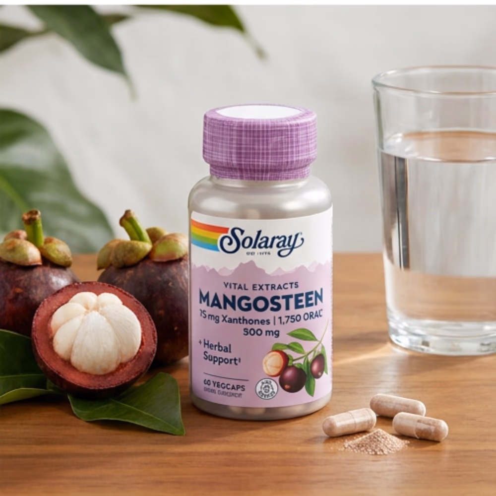Solaray Mangosteen Fruit Extract 500mg -60 Capsules 3