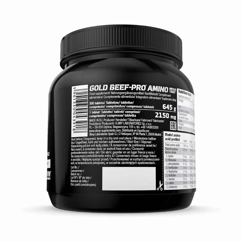 Olimp Gold Beef-Pro Amino Mega Tabs 300 Tablets 2