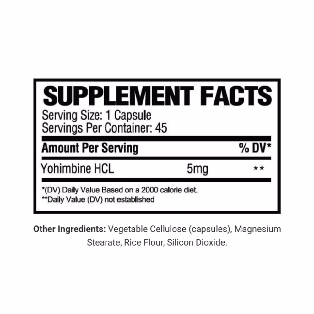 Revive Yohimbine HCL - 45 Capsules 2