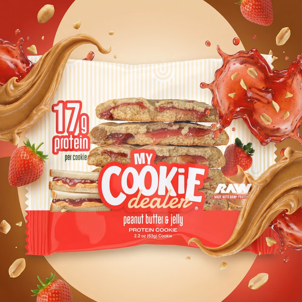 My Cookie Dealer Protein Cookie  Peanut Butter & Jelly (63g) 2