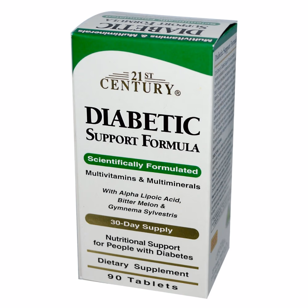 21st Century Diabetes Formula 30 Tablets 3