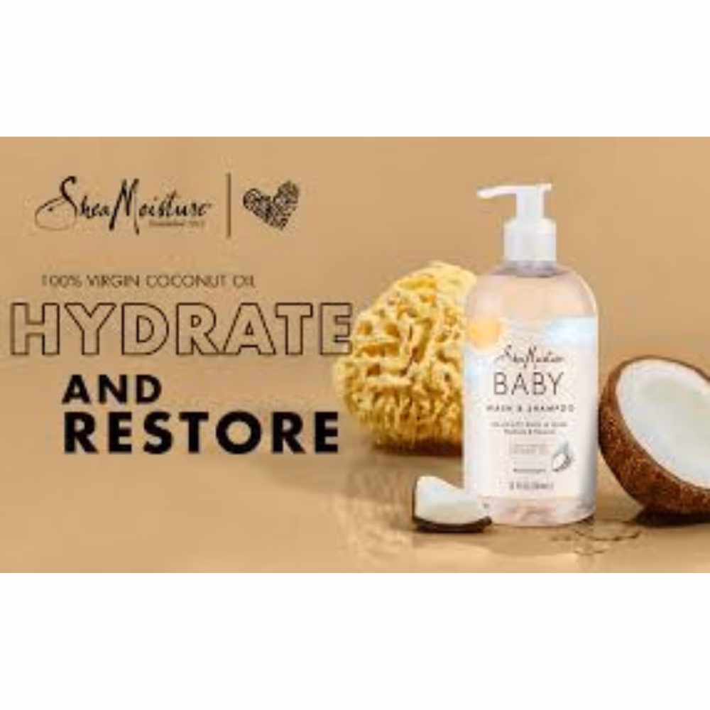 Shea Moisture Baby Virgin Coconut Oil Wash and Shampoo 384ml 3