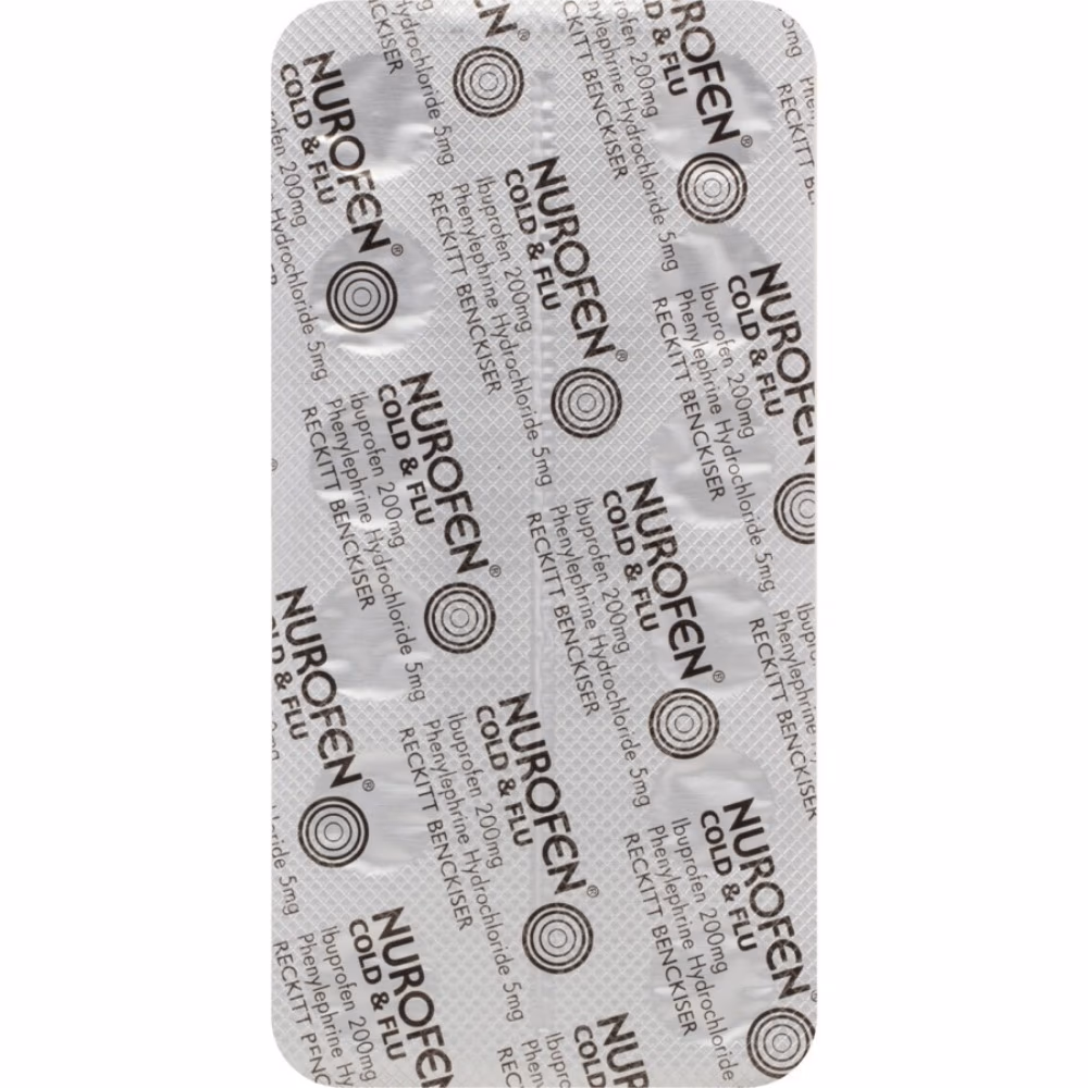 Nurofen Cold and Flu  Film-Coated - 24 Tablets 2