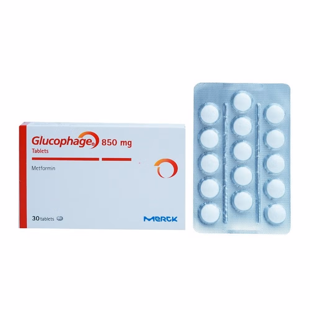 Glucophage 850mg Tablet | Pack of 30  2