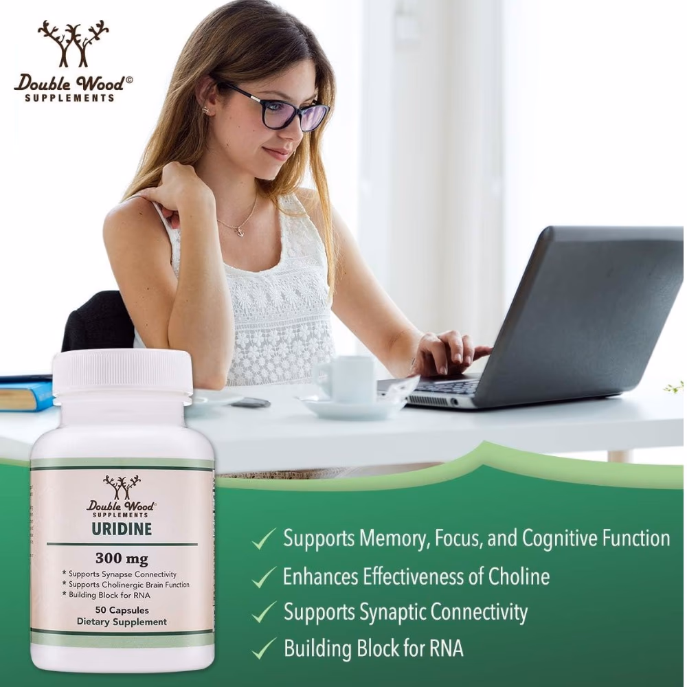 Double Wood Uridine 300 mg-60 Capsules  5