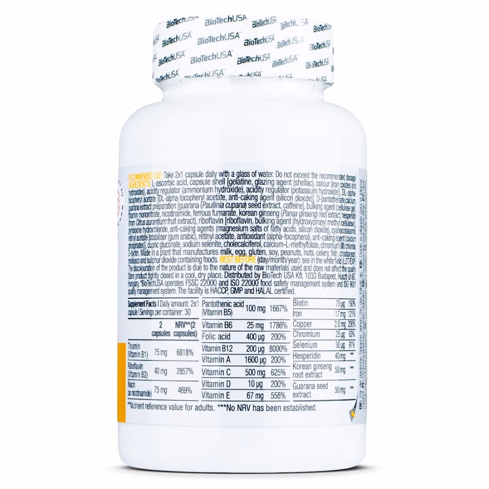 BioTechUSA B Complex Capsules 60s 2