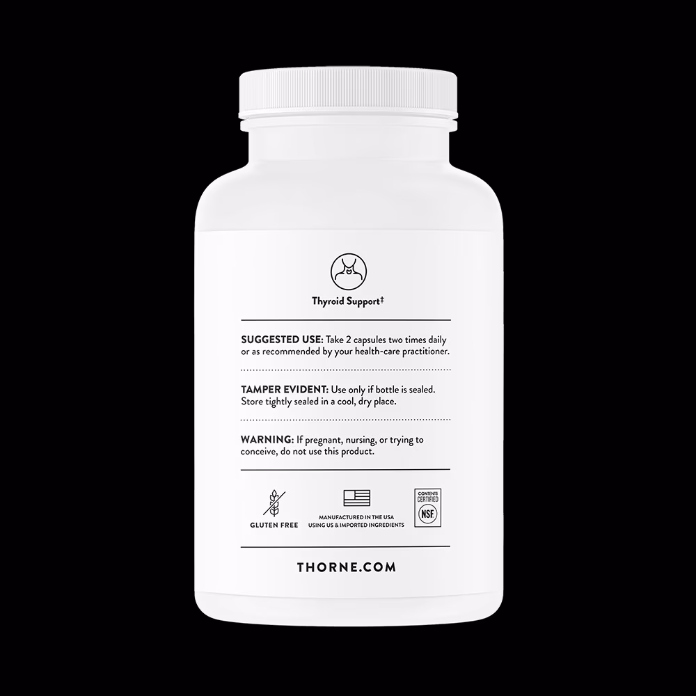 Thorne Thyrocsin - Thyroid Cofactors 120 Capsules 3