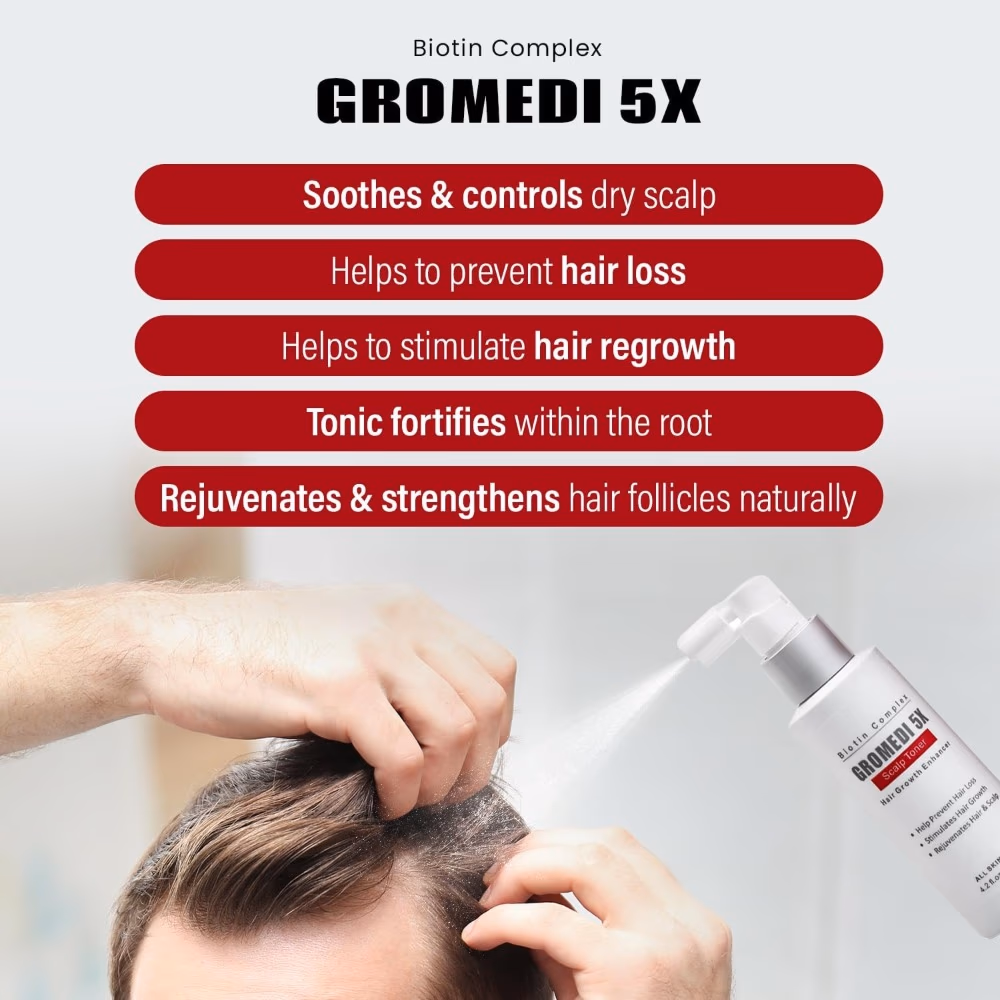 Bioken Gromedi 5X Hair Growth Enhancer 118ml 4