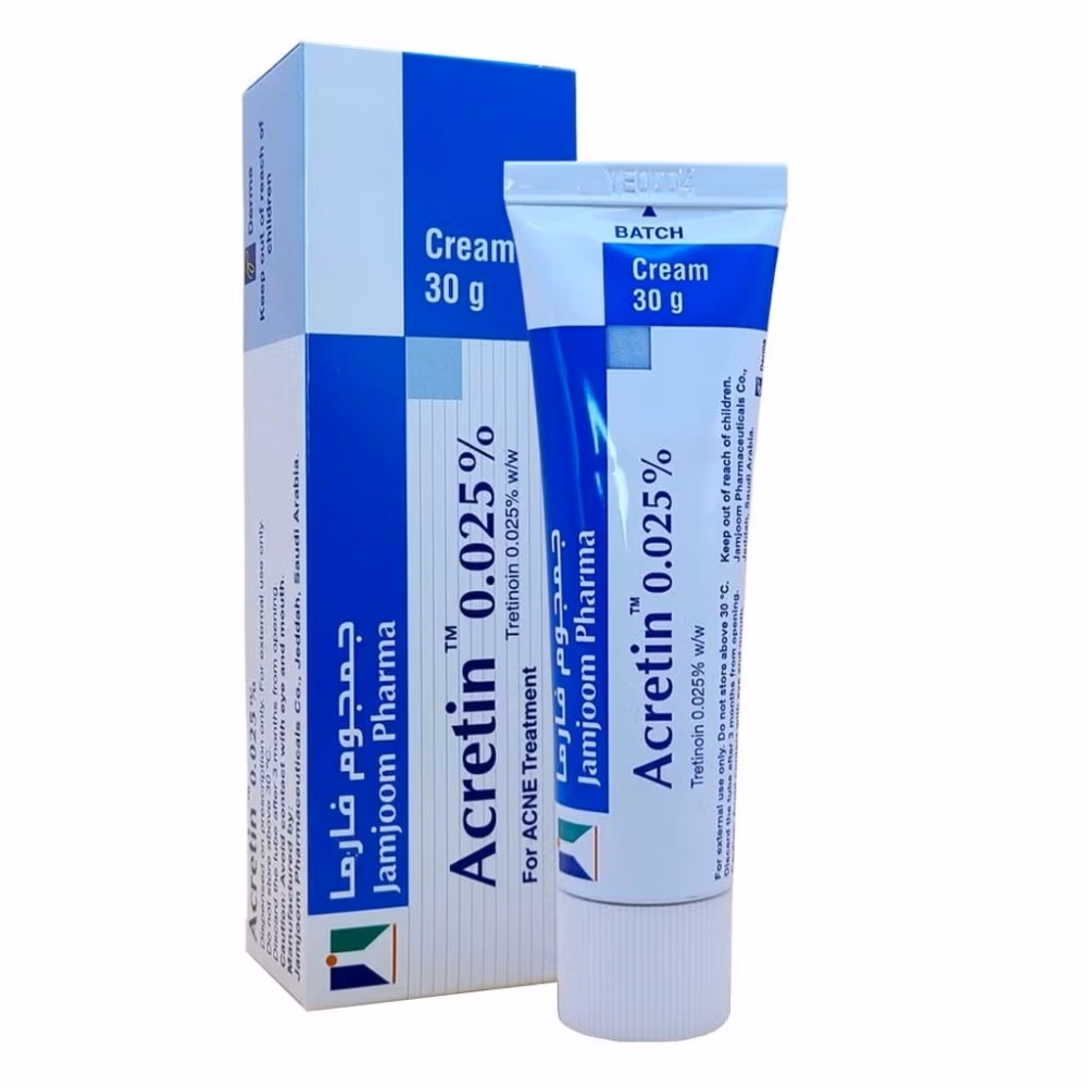 Acretin 0.025% Cream 30 g – Dermatologist Recommended Retinoid for Acne And Wrinkles 2