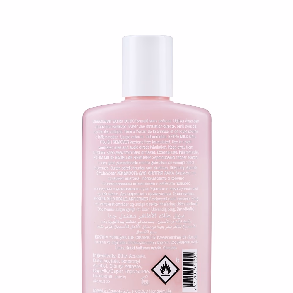 Mavala Extra Mild Nail Polish Remover 100ml (Pink) 3