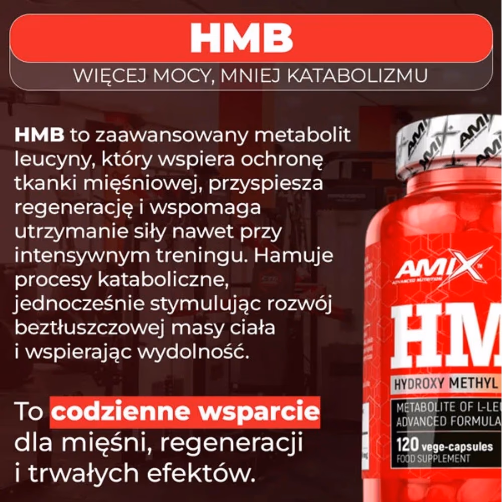 Amix HMB 1000mg - 120 Veg Capsules 3