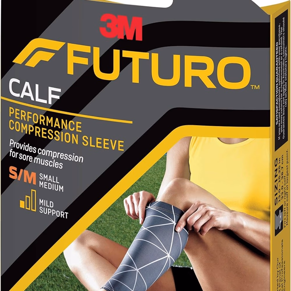 3M Futuro Calf Performance Compression Sleeve (80301) - Small/Medium Size - 1 Calf Sleeve 3