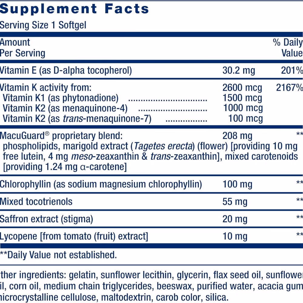 Life Extension Once Daily Health Booster 60 Softgels 4