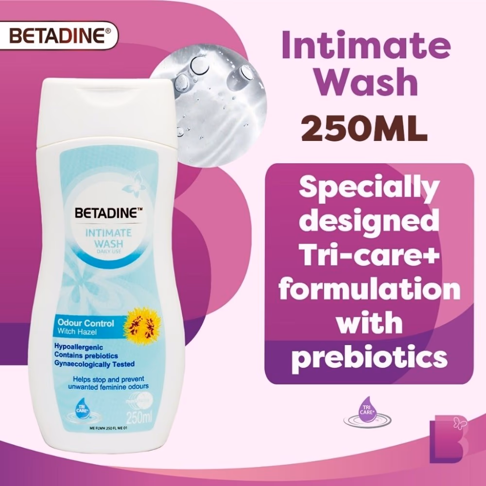 Betadine Intimate Wash Odour Control 250Ml 5