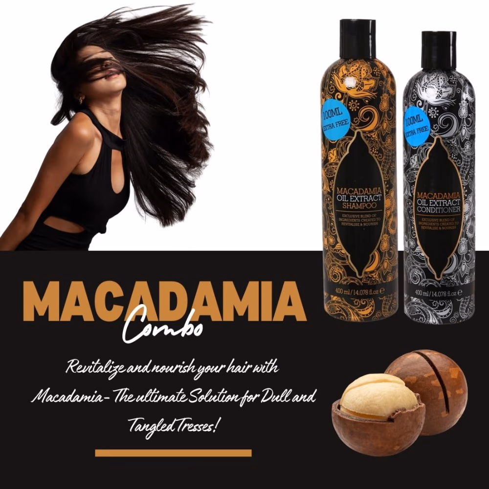 XHC Macadamia Oil Extract Shampoo , Conditioner Gift Set 2