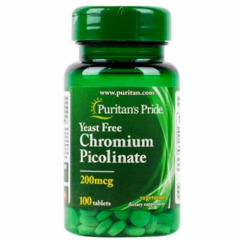 Puritan's Pride Chromium Picolinate 200mcg - 100 Tablets 3