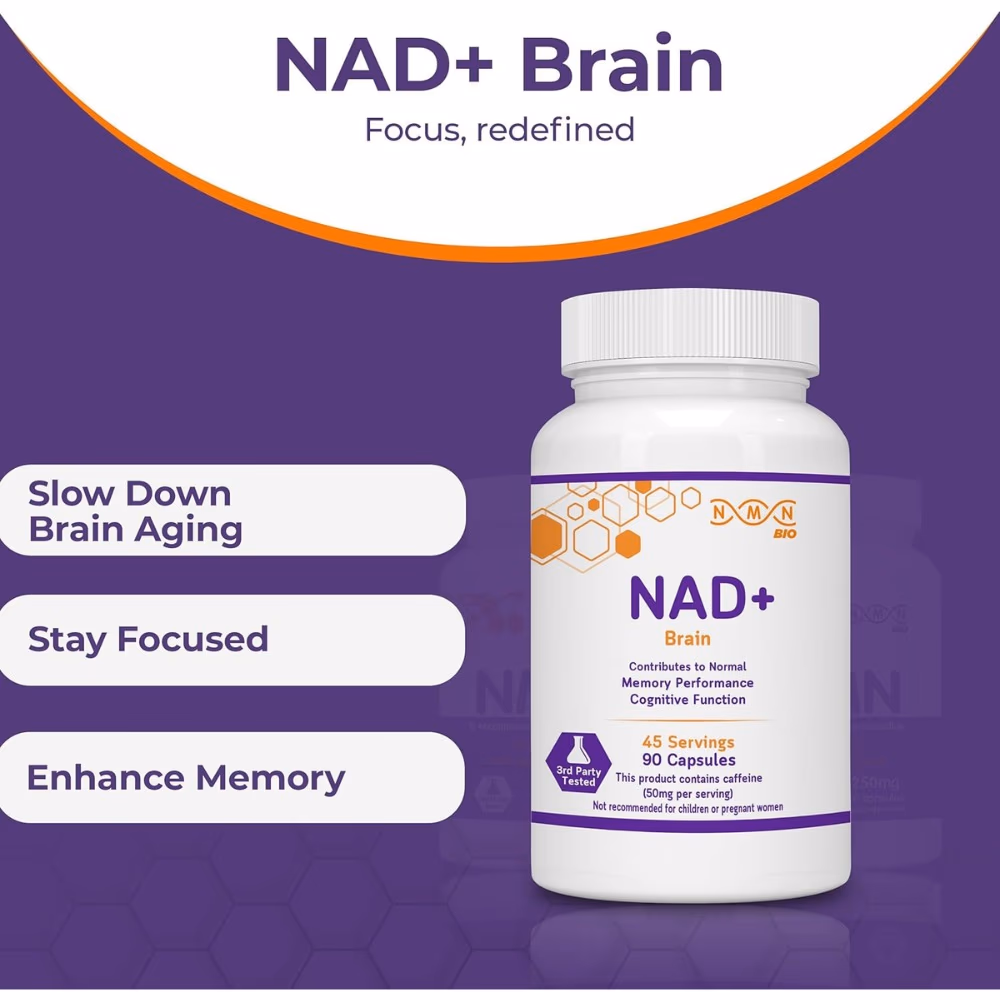 NMN Bio NAD+ Brain 90 Capsules 4