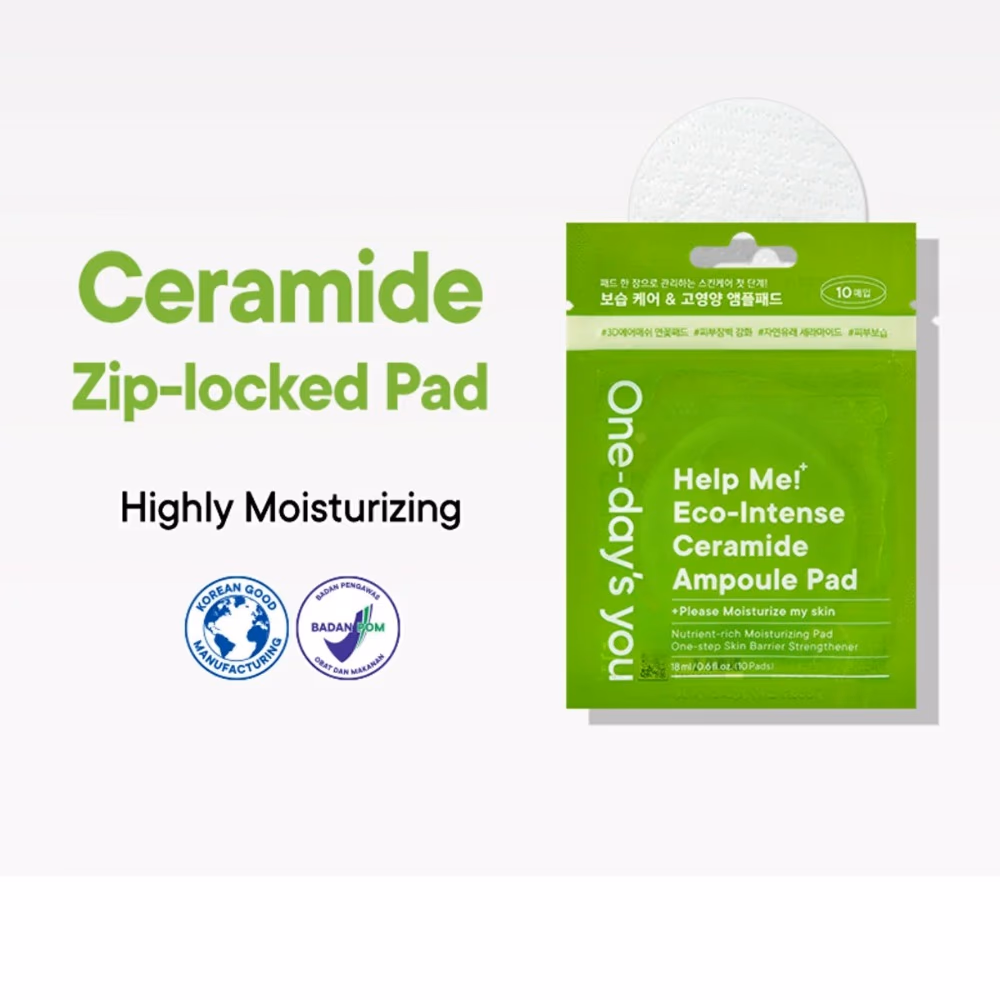 One Day’s You Help Me Eco Intense Ceramide Ampoule Pad 10 Pads 2
