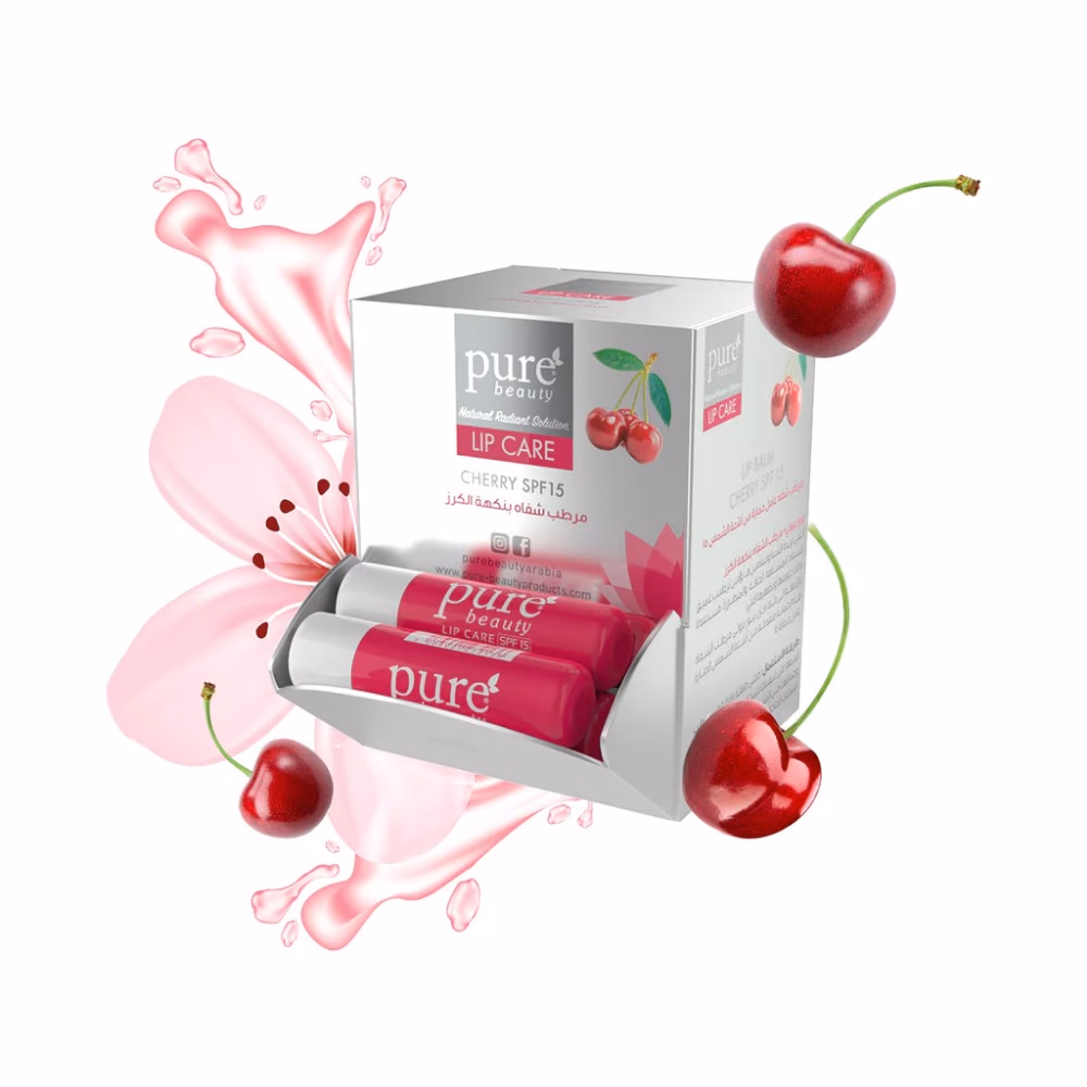 Pure Beauty Lip Balm  Cherry 4.2gm 2