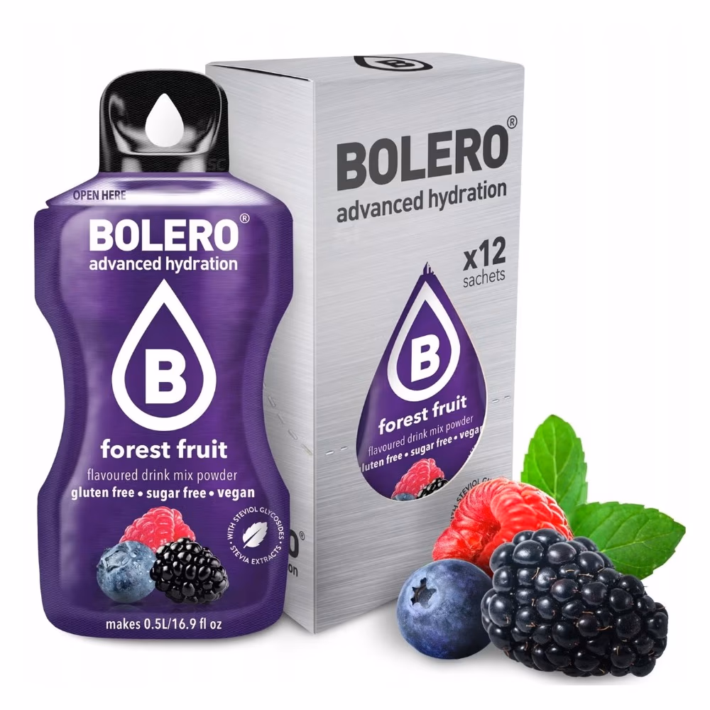 Bolero Advanced Hydration Forest Fruits Drink Mix – 12 Sachets 2