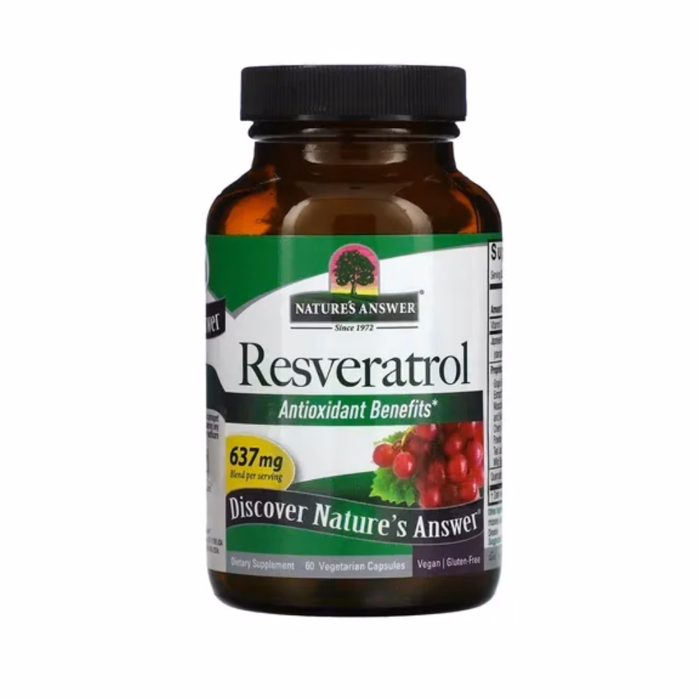 Natures Answer Resveratrol 637mg - 60 Capsules 2