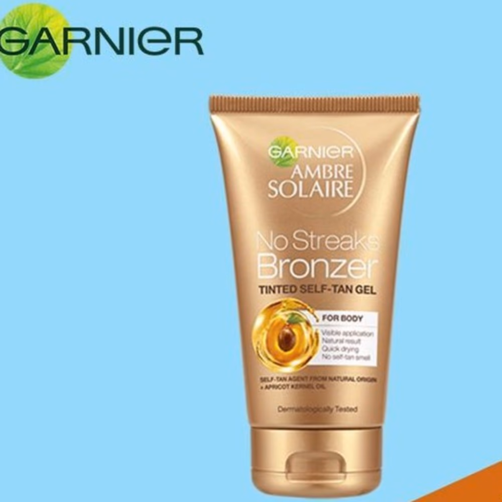 Garnier Ambre Solaire No Streaks Bronzer Tinted Self Tan Gel 150 ml 3