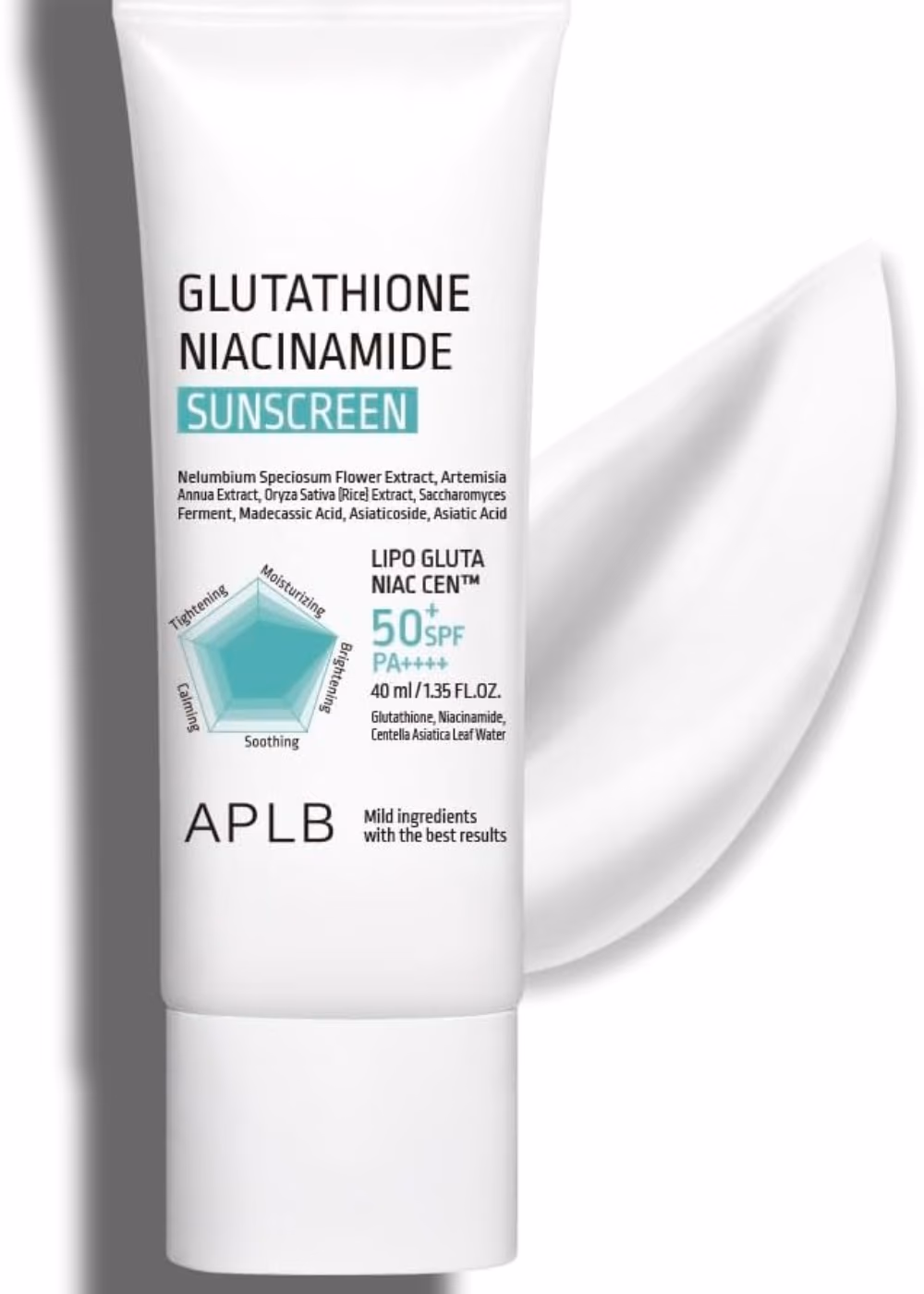 APLB Glutathione Niacinamide Sunscreen Spf50 40ml 2