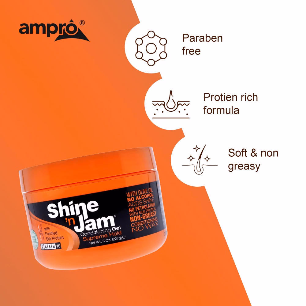 Shine 'N Jam Conditioning Gel Supreme Hold 113GM 3